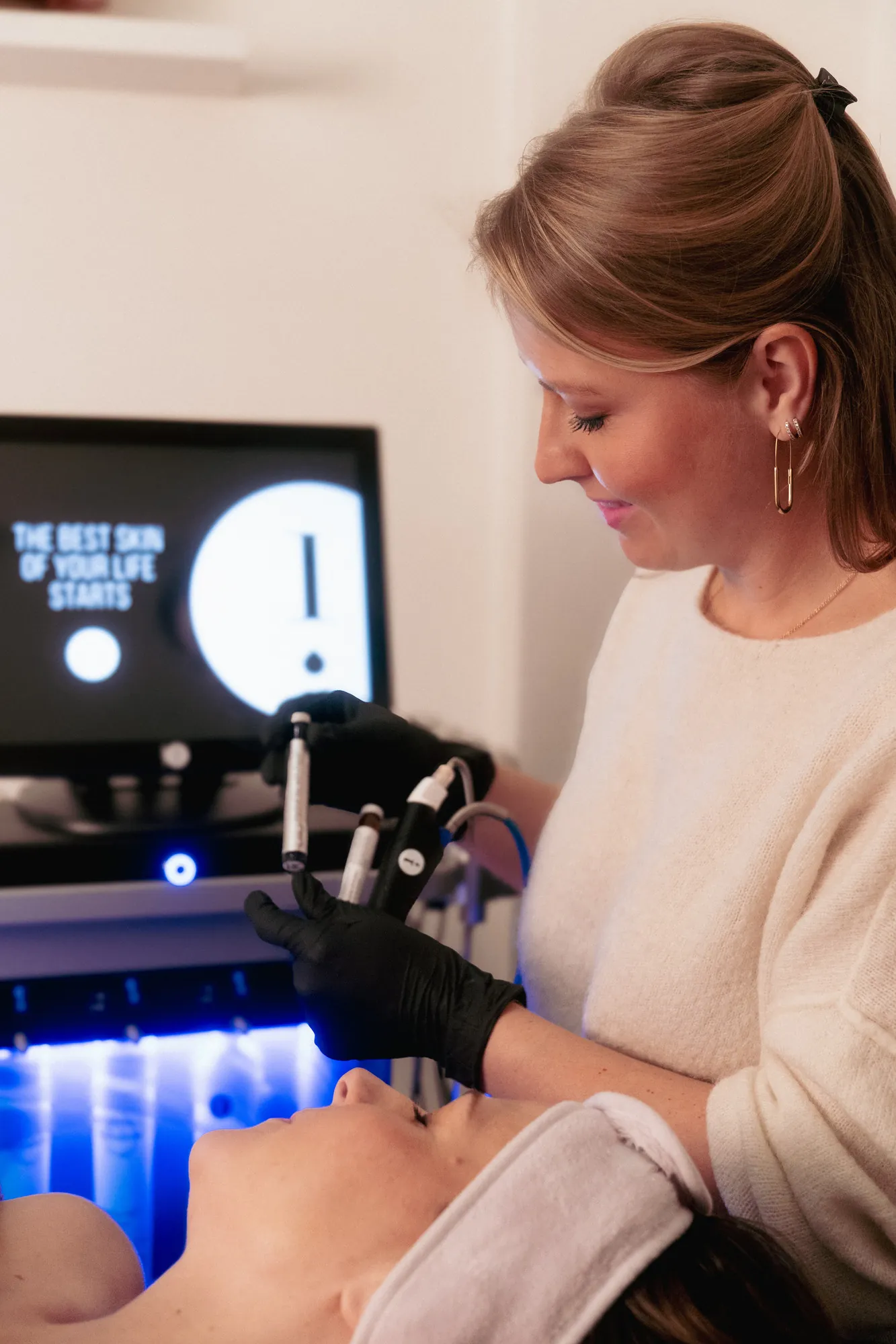 HydraFacial behandeling bij Clé de Beauté in Brugge