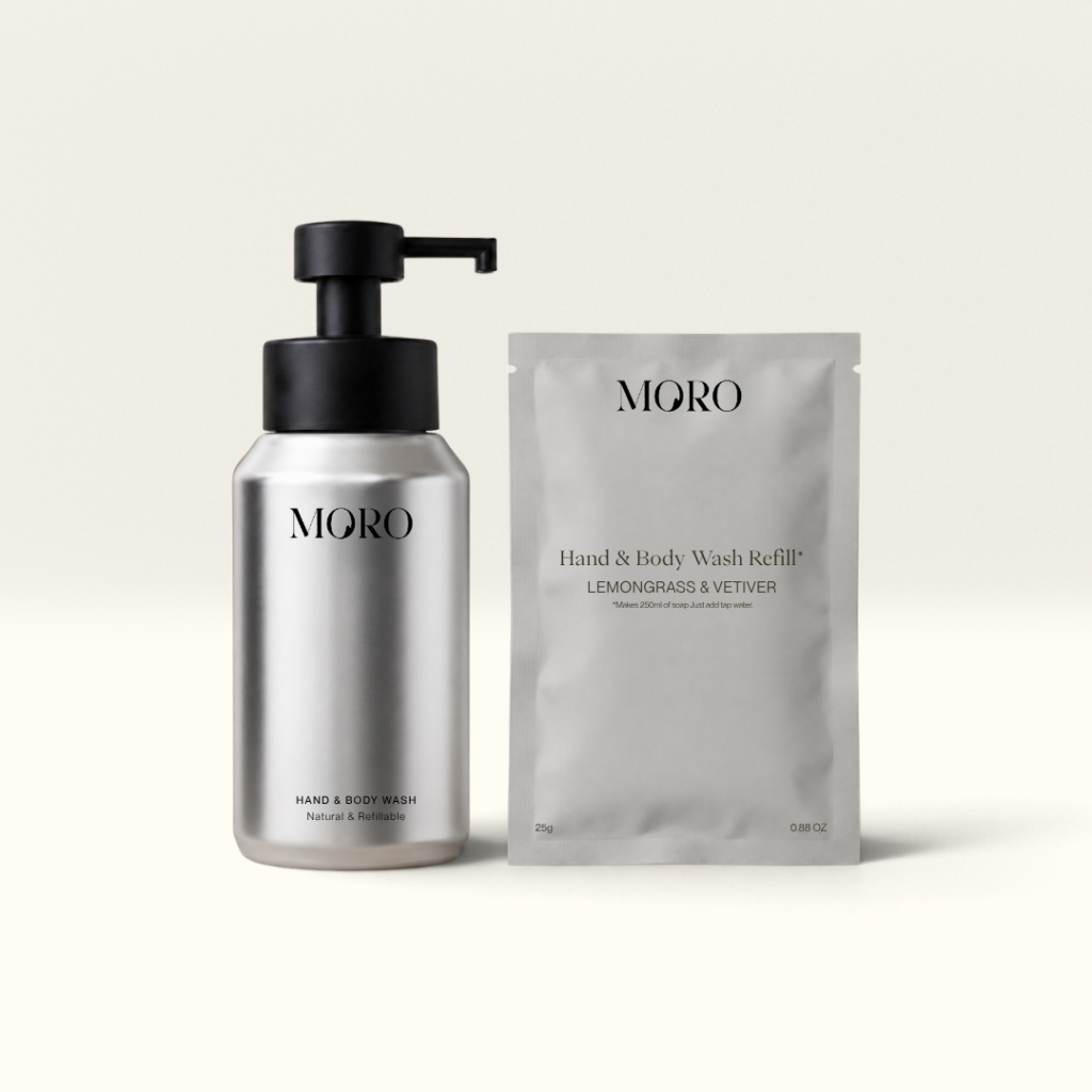MORO Essentials navulbare fles in chrome